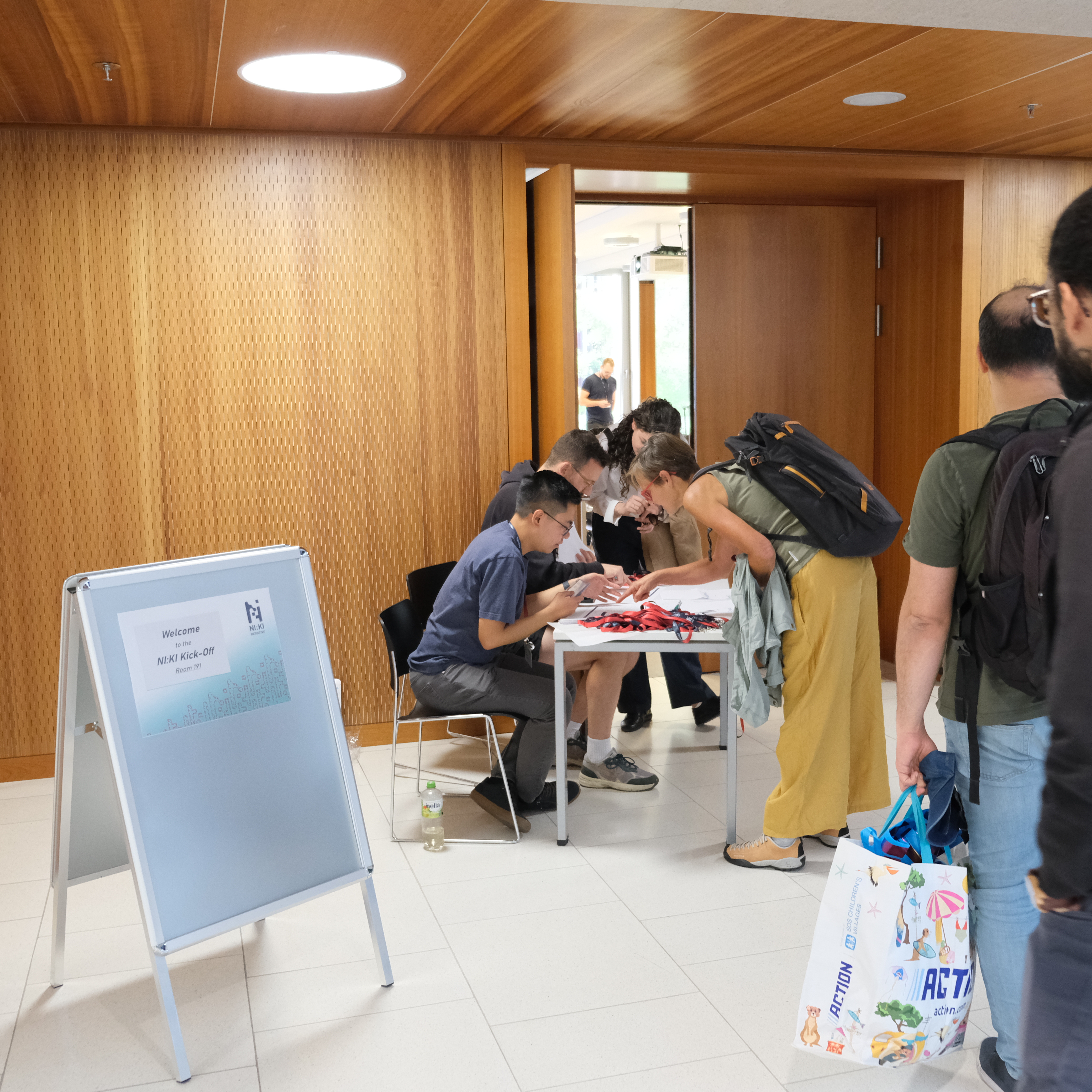 Registration desk at the NI:KI Kick-Off